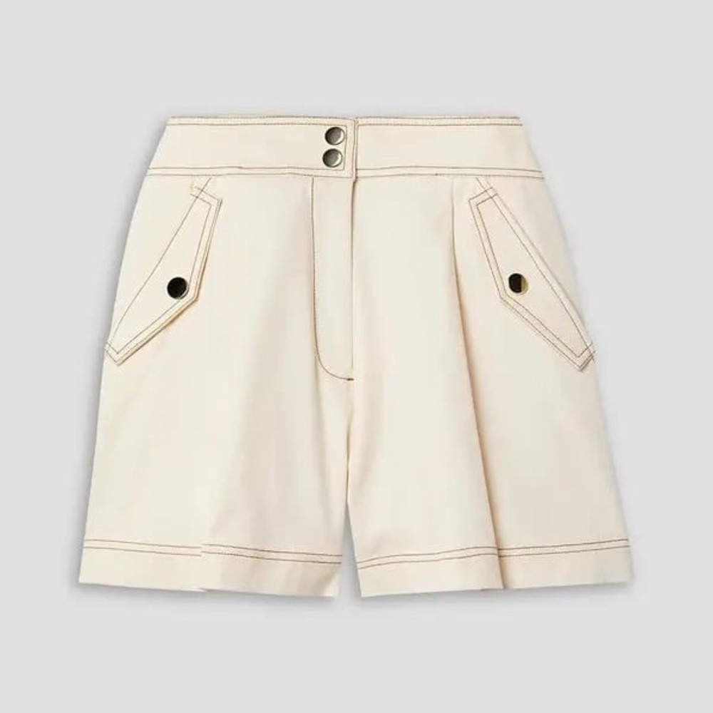 Veronica Beard Keita shorts ecru 4 NWT